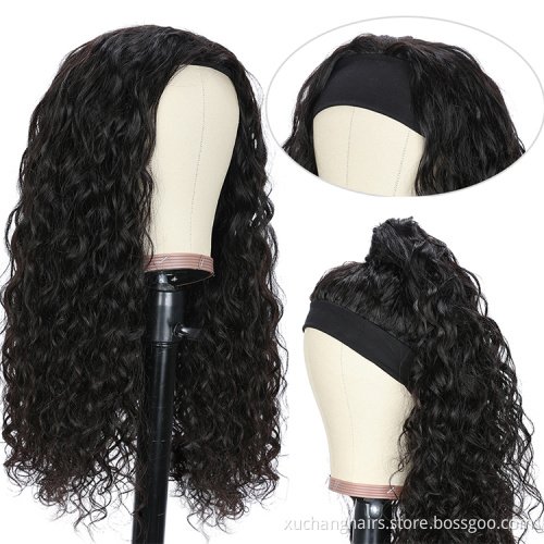 Wholesale Virgin Headband Human Hair Wigs,Brazilian Headband Wigs Human Hair,Cheap Virgin Hair Wigs With Headband